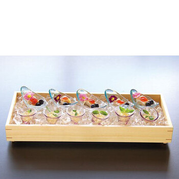 和食器 長角盛込 長良川 大 送料無料-1