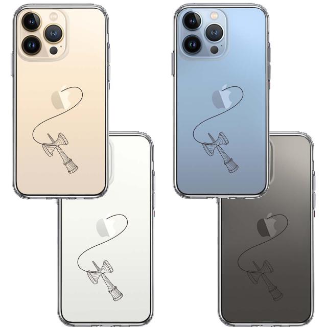iPhone13Pro ケース クリア剣玉2 けんだま スマホケース 側面ソフト 背面ハード ハイブリッド 送料無料-1