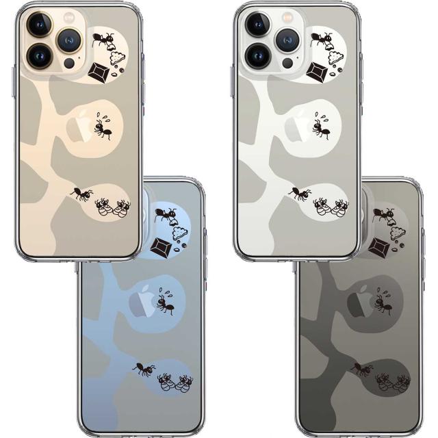 iPhone13Pro ケース クリアありの巣 スマホケース 側面ソフト 背面ハード ハイブリッド 送料無料-1