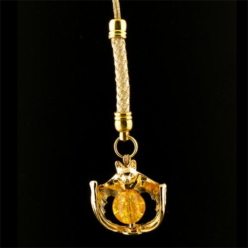 五福コウモリ幸運ストラップ ミラクル パワーカード付き 送料無料-1