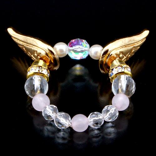 ハッピー天使の羽リング ハッピー 幸運カード付き 送料無料-2