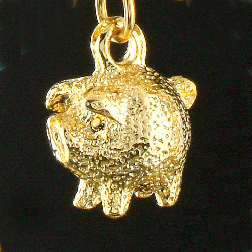 お願い小豚のストラップ とんとん拍子カード付き 送料無料-1