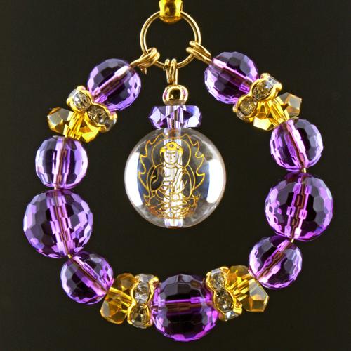 病魔退散 薬師如来ストラップ 薬師如来お守りカード付き 送料無料-2