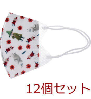 マスク 不織布 立体 幼児不織布立体型マスク ムーミン谷のなかまたち 5枚入 12セット 送料無料-2