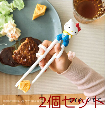 エジソンのお箸1 ハローキティ ケース付 左手用 2個セット 送料無料-3
