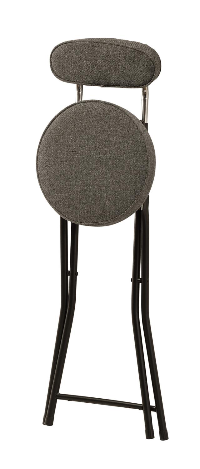 フォールディングハイチェアベージュ 折り畳み 座面高60cm PFC40F 送料無料-5