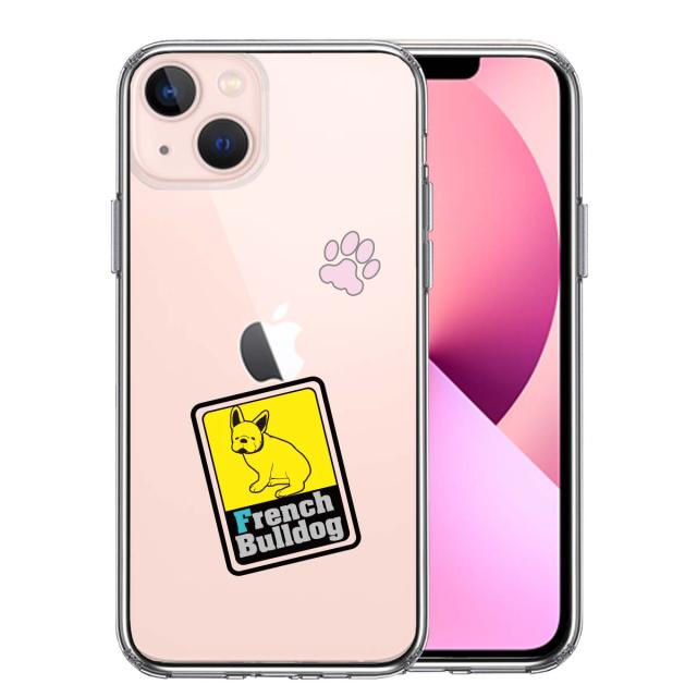 iPhone13 ケース クリアフレンチブルドック 1 スマホケース 側面ソフト 背面ハード ハイブリッド 送料無料-0
