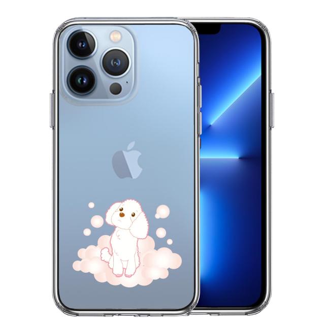 iPhone13Pro ケース クリアプードル 泡 スマホケース 側面ソフト 背面ハード ハイブリッド 送料無料-0