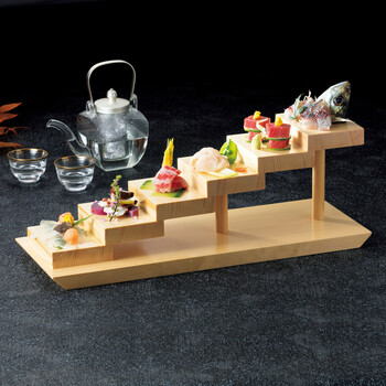 和食器 立体盛込階段 六段 送料無料-1