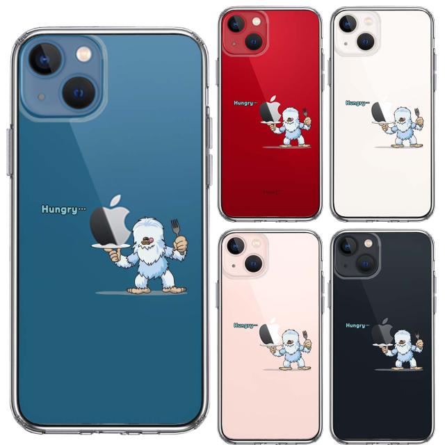 iPhone13mini ケース クリアUMA イエティ 雪男 ? スマホケース 側面ソフト 背面ハード ハイブリッド 送料無料-1