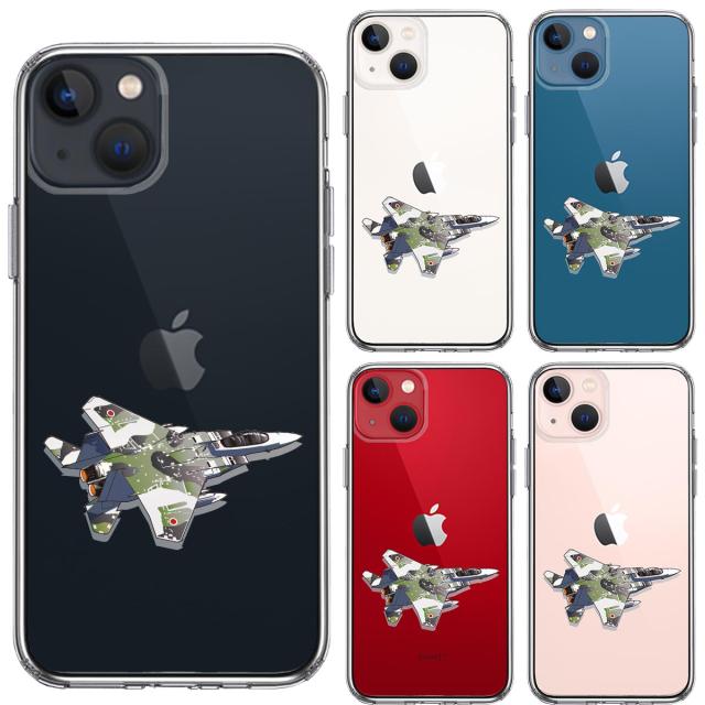 iPhone13 ケース クリア航空自衛隊 F-15J アグレッサー スマホケース 側面ソフト 背面ハード ハイブリッ UA16393299-4021 送料無料-1