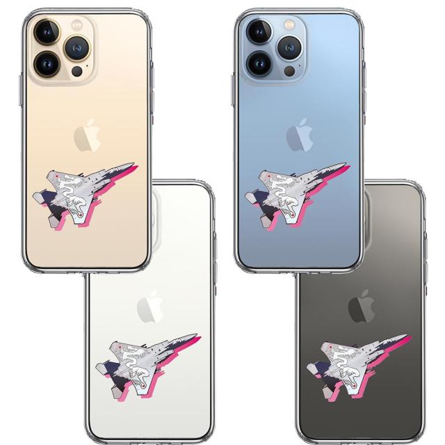 iPhone13Pro ケース クリアF-15J 303飛行隊 白龍 スマホケース 側面ソフト 背面ハード ハイブリッド 送料無料-1