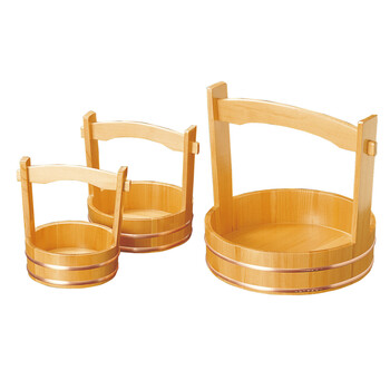 和食器 椹 岡持 目皿なし 7寸 送料無料-1