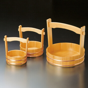 和食器 椹 岡持 目皿なし 7寸 送料無料-2