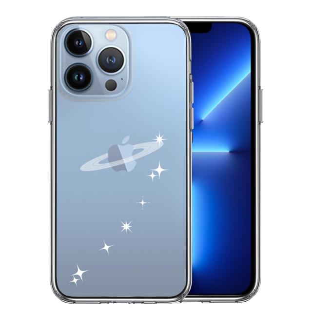 iPhone13Pro ケース クリア天の川 流れ星 スマホケース 側面ソフト 背面ハード ハイブリッド 送料無料-0