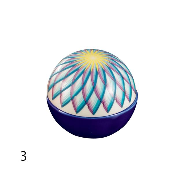 和食器 絢手毬珍味入 桃 朱 ルリ 4セット 送料無料-2