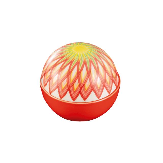 和食器 絢手毬珍味入 桃 朱 ルリ 4セット 送料無料-4