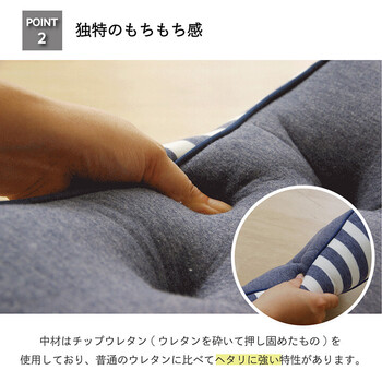 クッション 低反発 使用 腰当て マイクロファイバー 無地 エルマー 送料無料-2