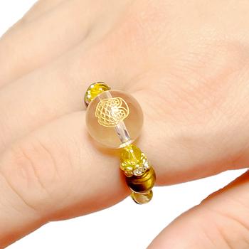 不苦労リング 幸運 ふくろうカード付き 送料無料-1