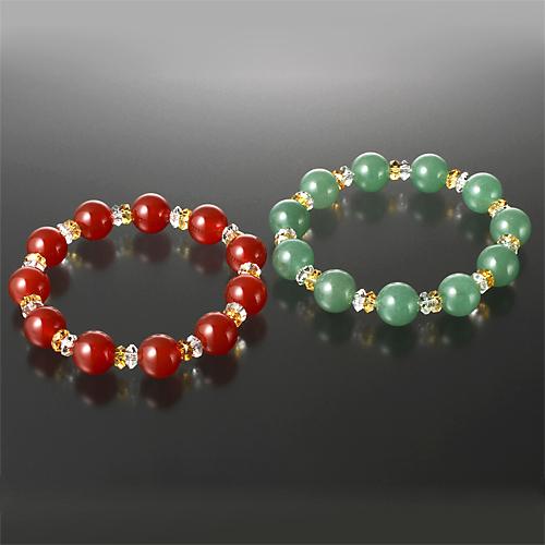 心ほのぼの 癒しの宝石ブレス ハッピー 幸運カード付き 送料無料-3