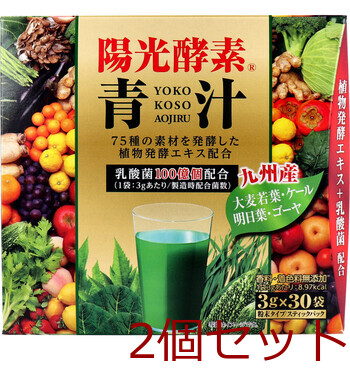 陽光酵素 青汁乳酸菌入 3g×30包入 2セット 送料無料-1