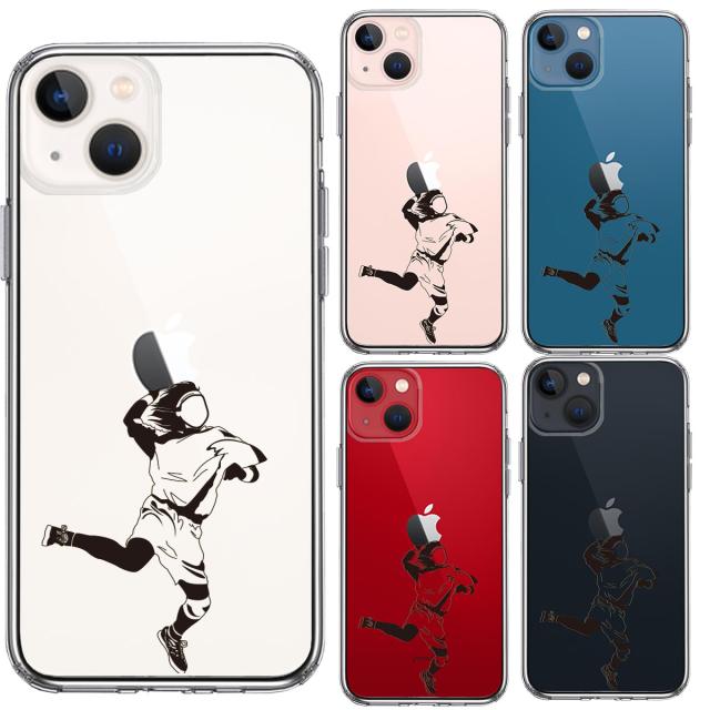 iPhone13mini ケース クリアハンドボール スマホケース 側面ソフト 背面ハード ハイブリッド 送料無料-1
