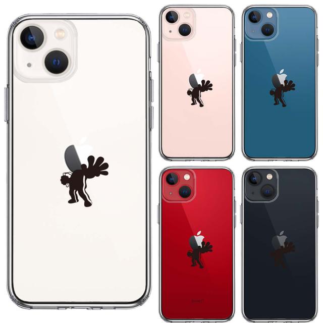 iPhone13 ケース クリア映画パロディ 天才 格闘家 2 スマホケース 側面ソフト 背面ハード ハイブリッド 送料無料-1