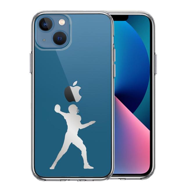 iPhone13 ケース クリアクォーターバック グレー スマホケース 側面ソフト 背面ハード ハイブリッド 送料無料-0