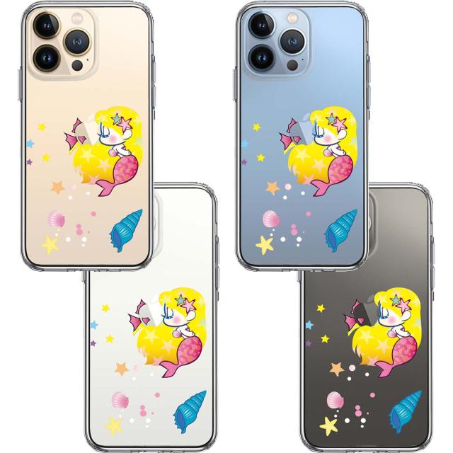 iPhone13Pro ケース クリアYoung mermaid 1 スマホケース 側面ソフト 背面ハード ハイブリッド 送料無料-1