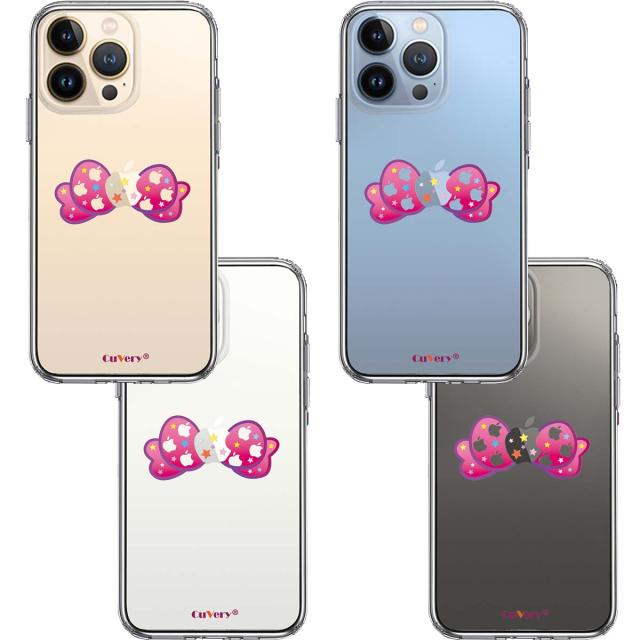 iPhone13Pro ケース クリアりぼん スマホケース 側面ソフト 背面ハード ハイブリッド UA16772772-4131 送料無料-1