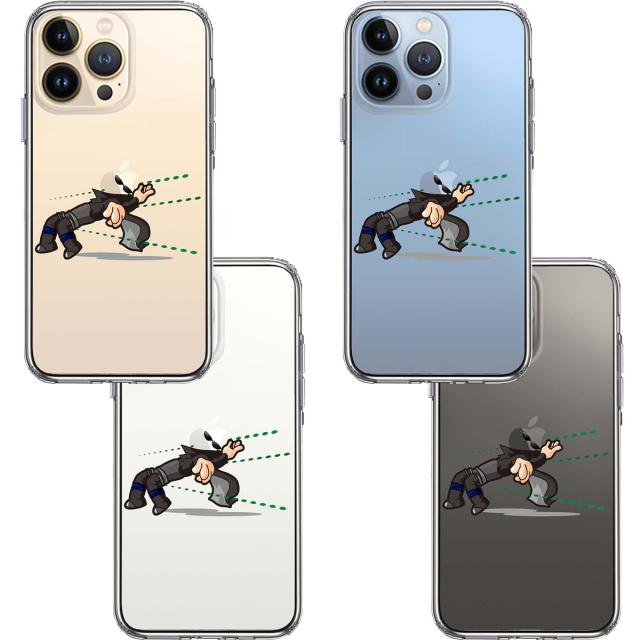 iPhone13Pro ケース クリア映画パロディ MATRISK 2 スマホケース 側面ソフト 背面ハード ハイブリッド 送料無料-1