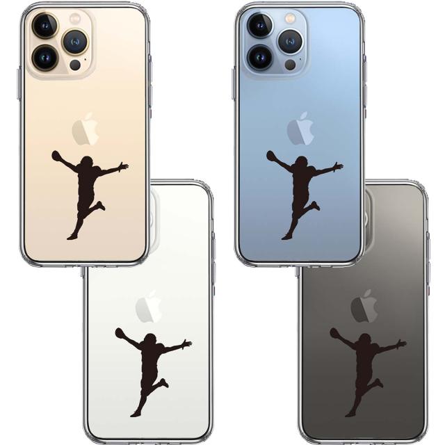 iPhone13Pro ケース クリアタッチダウン 歓喜 スマホケース 側面ソフト 背面ハード ハイブリッド 送料無料-1