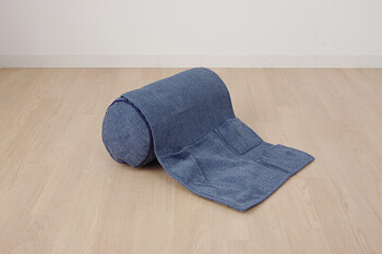 クッション 丸 約R20×40cm ボルスター 肘置き ポケット 収納 ステイル ボルスター収納 送料無料-9