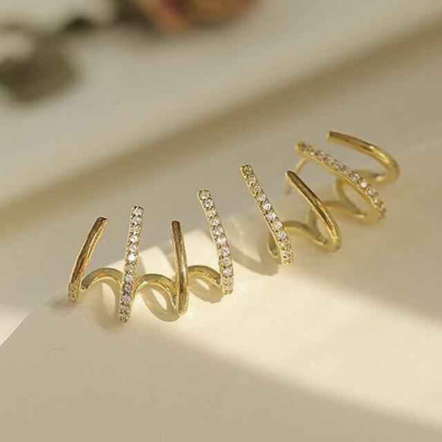 ラインストーン キラキラ ピアス 送料無料 即日発送-9