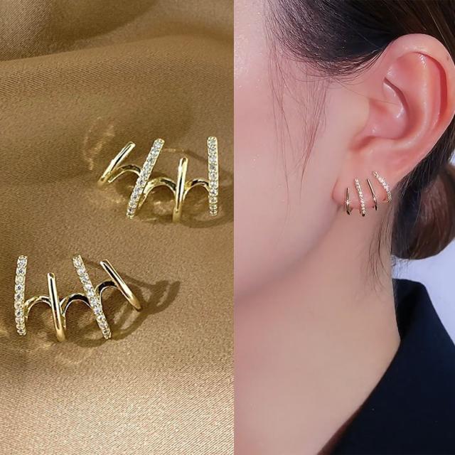 ラインストーン キラキラ ピアス 送料無料 即日発送-6