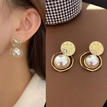 揺れる 大粒フェイクパール ピアス 送料無料 即日発送-8