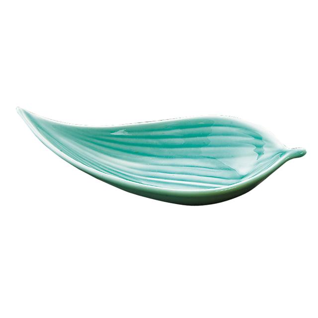 和食器 笹型小鉢 青磁 グリーン イエロー 萌黄 美濃焼 日本製 3セット 送料無料-2