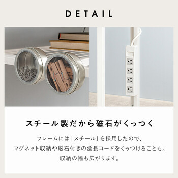 デスクチェアLDC-4658WH 送料無料-5