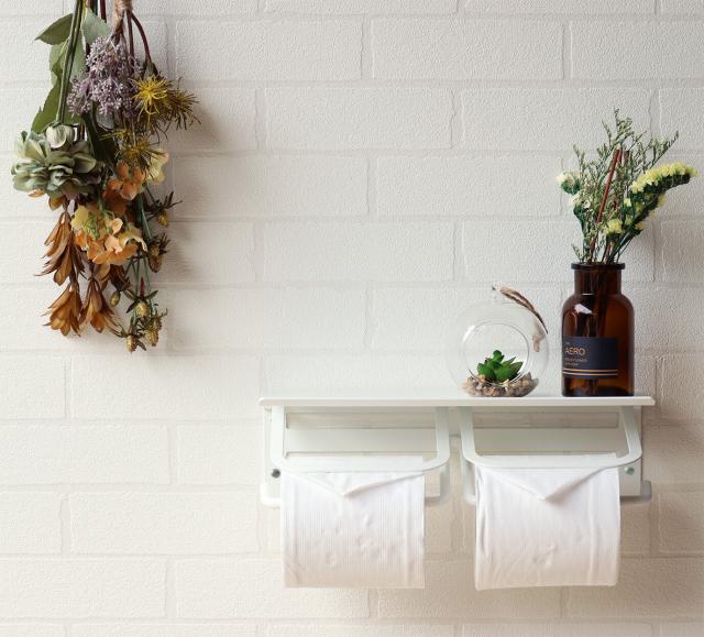 トイレットペーパーホルダーホルダー Abel-アベル- ダブル 送料無料-4