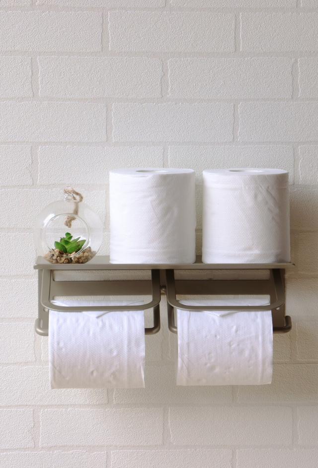 トイレットペーパーホルダーホルダー Abel-アベル- ダブル 送料無料-5