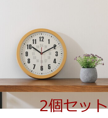 掛時計 カイラ Φ30 オリーブ 2セット 送料無料-5