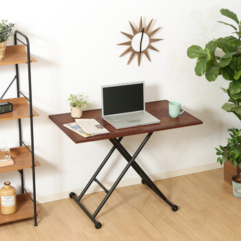 昇降テーブル シルビア ホワイト 送料無料-10