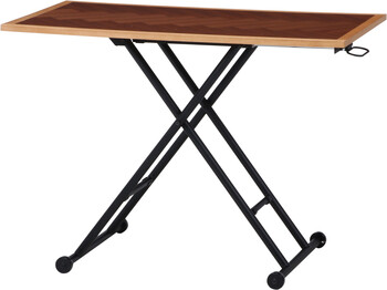 昇降テーブル シルビア ホワイト 送料無料-14