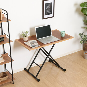 昇降テーブル シルビア ホワイト 送料無料-16