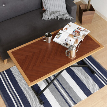 昇降テーブル シルビア ホワイト 送料無料-18