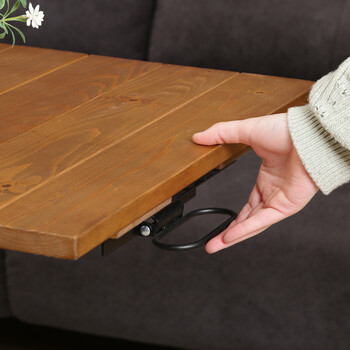 昇降テーブル シルビア ホワイト 送料無料-4