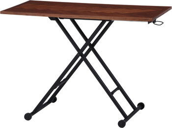 昇降テーブル シルビア ホワイト 送料無料-8