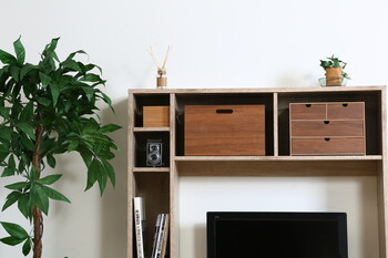 壁面ユニットTV台 WH 送料無料-7