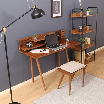 Natural Signature デスクミディアムブラウン ホワイトウォッシュ 送料無料-5