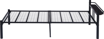 宮付 シングルベッド タンテ アイボリー ブラック 送料無料-3